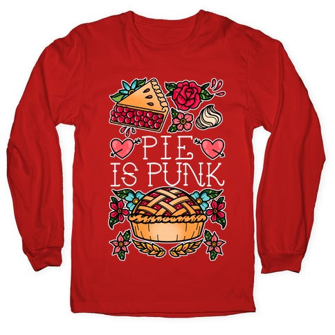 Pie Is Punk Longsleeve Tee