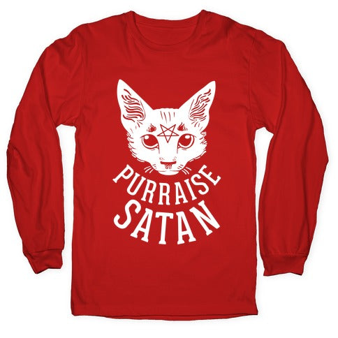 Purraise Satan Longsleeve Tee