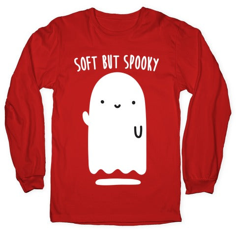 Soft But Spooky Ghost Longsleeve Tee