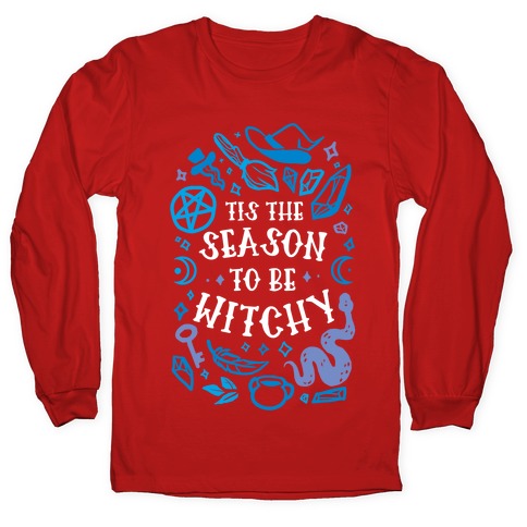Tis The Season To Be Witchy Longsleeve Tee