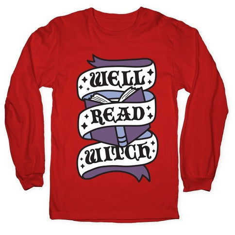 Well Read Witch Longsleeve Tee
