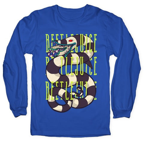 Beetlejuice Beetlejuice Beetlejuice Longsleeve Tee
