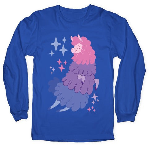Bisexual Llama Longsleeve Tee