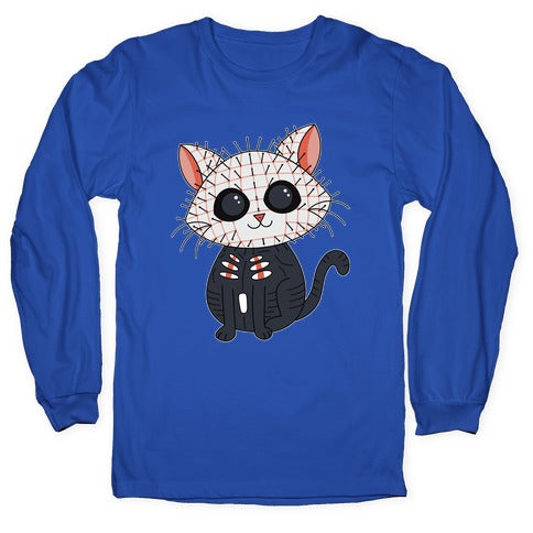 Hellraiser Pinhead Kitten Longsleeve Tee