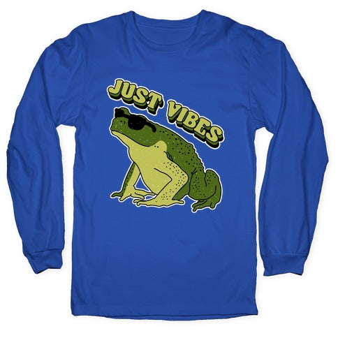 Just Vibes Frog Longsleeve Tee