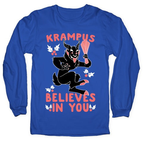 Krampus Believes in You Longsleeve Tee