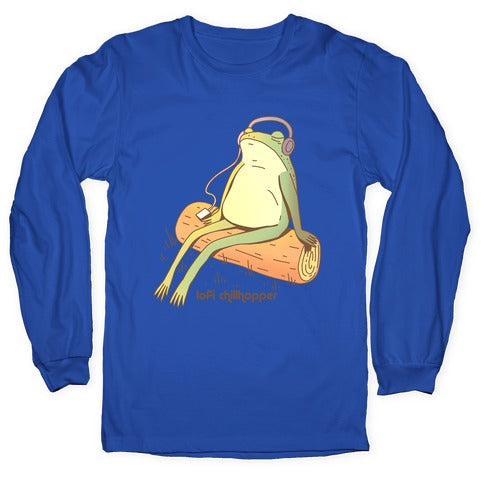 Lofi Chillhopper Frog Longsleeve Tee