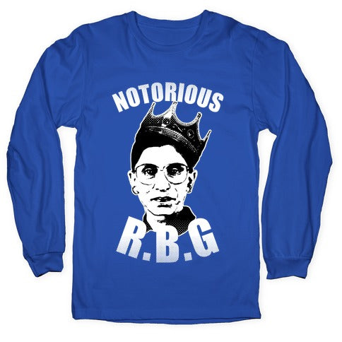 Notorious RBG (Ruth Bader Ginsburg) Longsleeve Tee