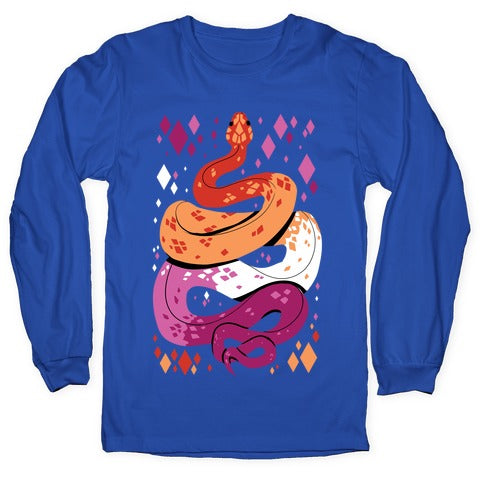 Pride Snakes: Lesbian Longsleeve Tee