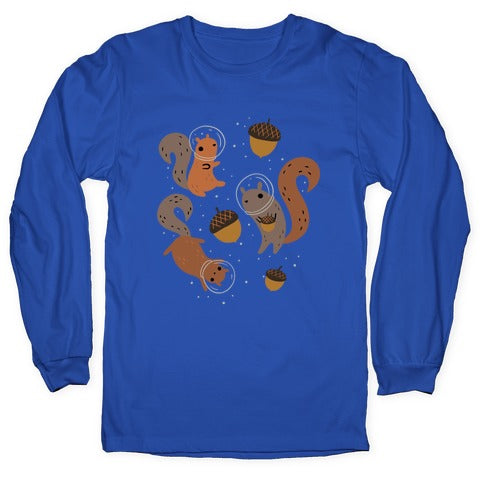 Squirrels In Space Longsleeve Tee