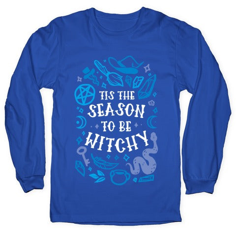 Tis The Season To Be Witchy Longsleeve Tee