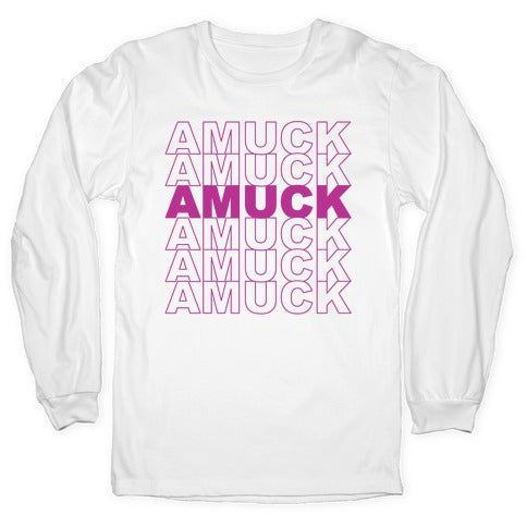 Amuck Amuck Amuck Thank You Hocus Pocus Parody Longsleeve Tee