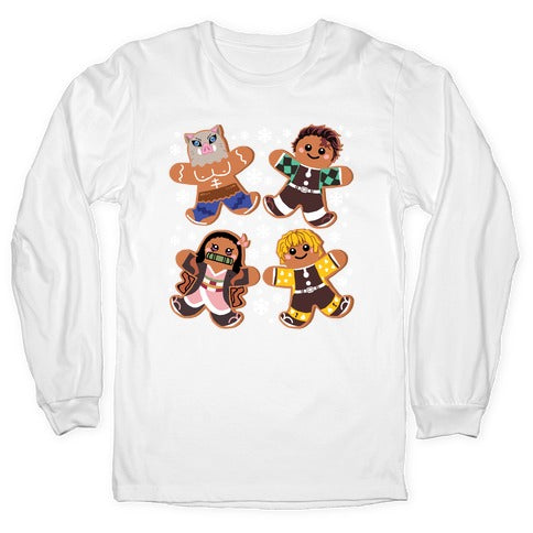 Demon Slayer Gingerbread Cookies Longsleeve Tee