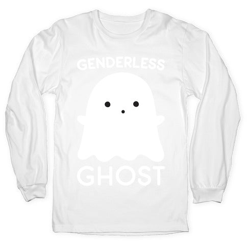Genderless Ghost Longsleeve Tee