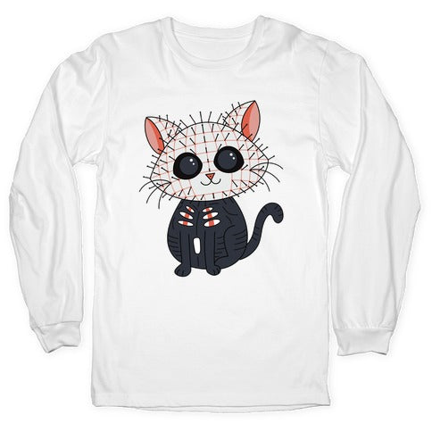 Hellraiser Pinhead Kitten Longsleeve Tee