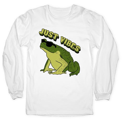 Just Vibes Frog Longsleeve Tee