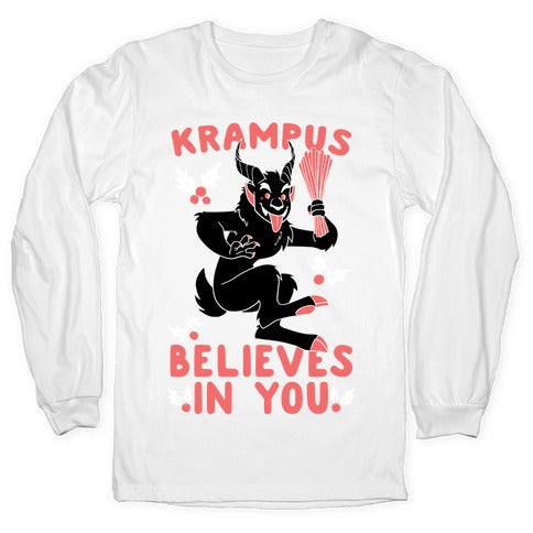 Krampus Believes in You Longsleeve Tee