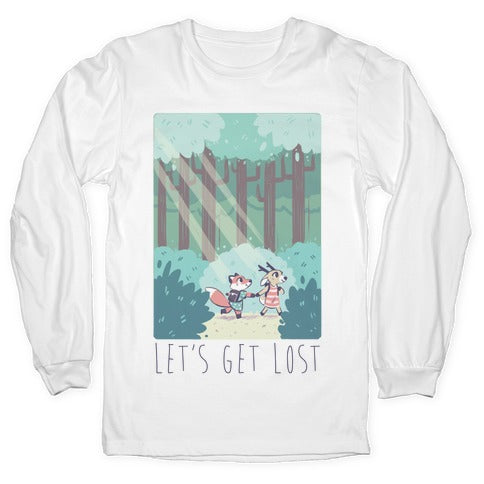 Let's Get Lost - Fox and Deer Longsleeve Tee