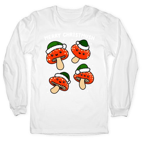 Merry Christmush Mushrooms Longsleeve Tee