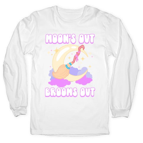 Moon's Out Brooms Out Longsleeve Tee