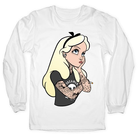 Punk Alice Parody Longsleeve Tee