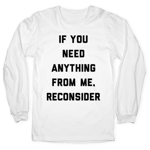Reconsider Longsleeve Tee