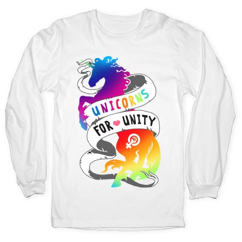 Unicorns For Unity Longsleeve Tee
