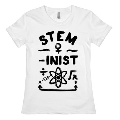 STEM-ininst (STEM Field Feminist) Women's Cotton Tee