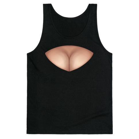 Cleavage Window Tank Top