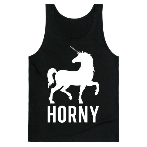 Horny Unicorn Tank Top