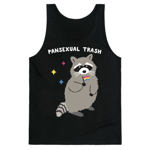 Pansexual Trash Raccoon Tank Top