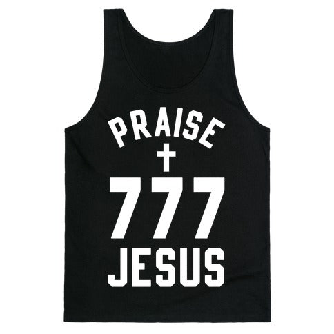 Praise Jesus 777 Tank Top