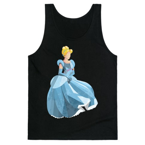 Princess With a Glass Slipper Tank Top