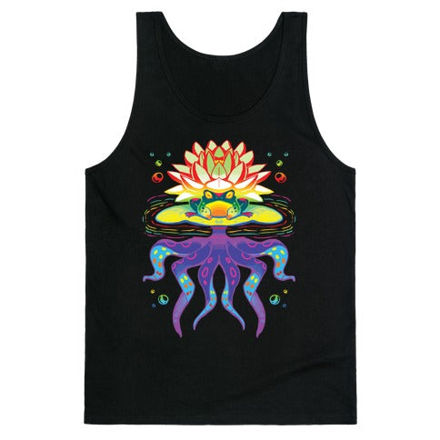 Psychedelic Lily Frog Tank Top