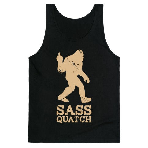 Sass Quatch Crossing Tank Top