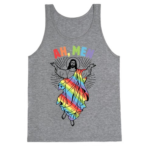 AH, Men Gay Jesus (CmYK) Tank Top