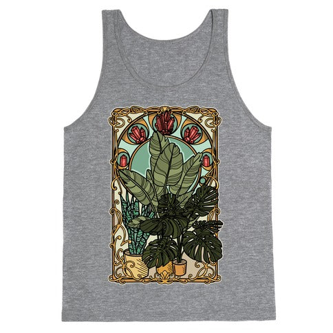 Art Nouveau House Plants Tank Top