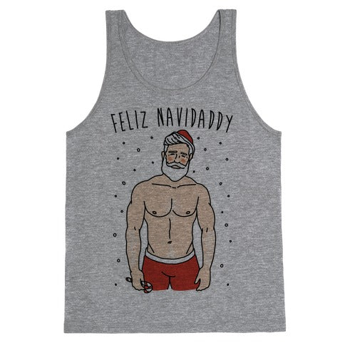Feliz Navidaddy Parody Tank Top
