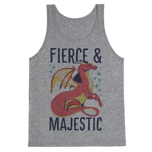 Fierce and Majestic - Dragon Tank Top