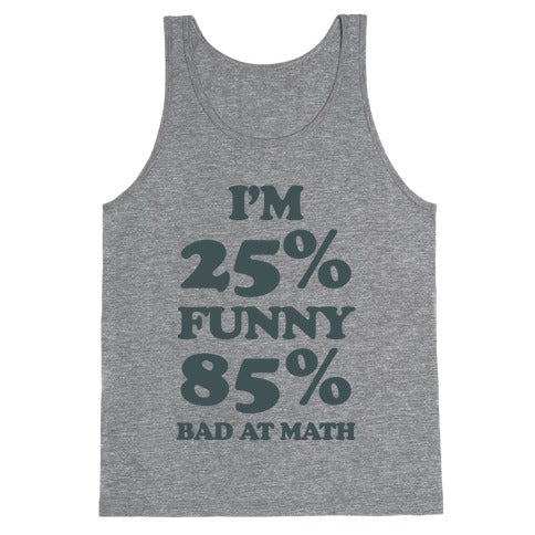 Funny/Math Ratio Tank Top