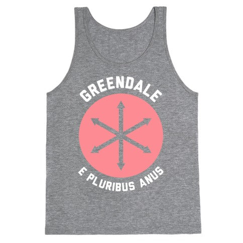 Greendale E Pluribus Anus Tank Top
