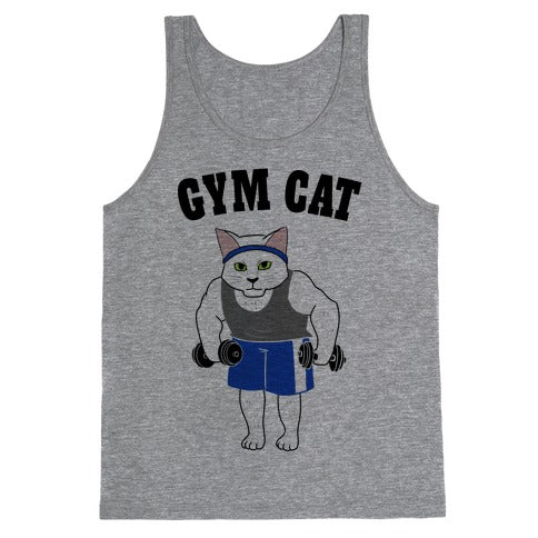 Gym Cat Tank Top
