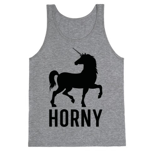 Horny Unicorn Tank Top