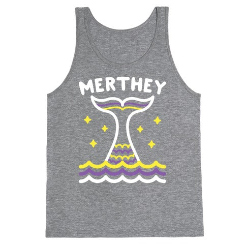 Merthey (Non-Binary Mermaid) Tank Top