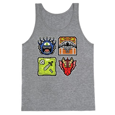 Pixel DnD Monsters Tank Top