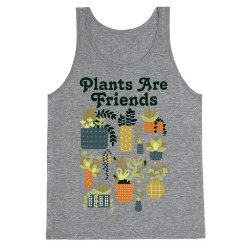 Plants Are Friends Retro Tank Top