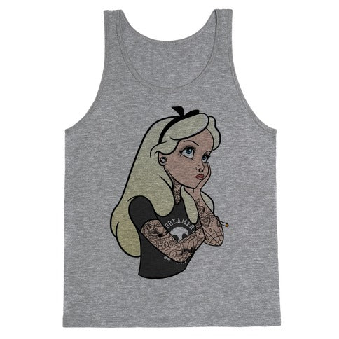Punk Alice Parody Tank Top