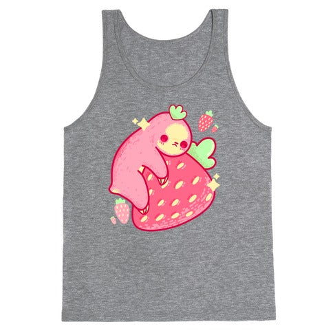 Strawberry Sloth Tank Top