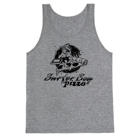 Surfer Boy Pizza Tank Top