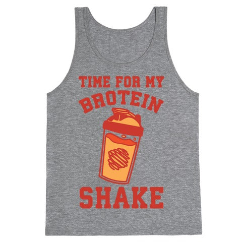 Time For My Brotein Shake Tank Top
